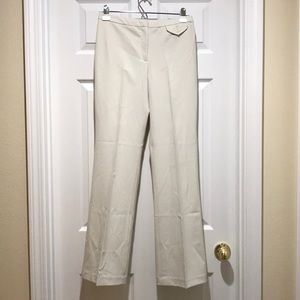 BNWOT EXPRESS BEIGE/CREAM DRESS PANTS SZ 3/4